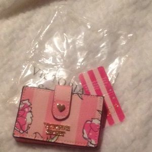 Accordion Card Case Floral NWT